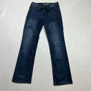 BKE Aiden Bootcut Jeans in Deep Indigo 28 Short